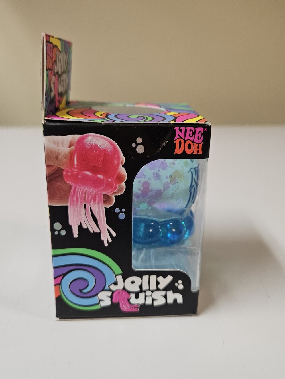 Needoh Jelly Squish Blue Jellyfish Sensory Toy Fidget New Sealed Box Authentic - Picture 5 of 11